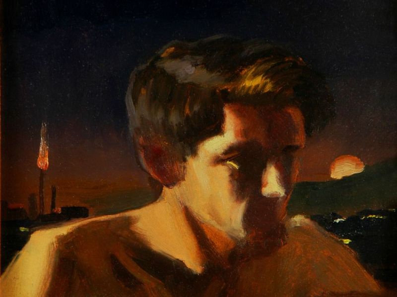 STUDIO PER AUTORITRATTO NOTTURNO AL MARTINETTO